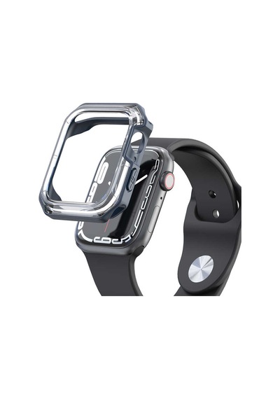 Watch 42mm Mkst Watch Gard 08 Sert Pc + Silikon Koruyucu - Mavi