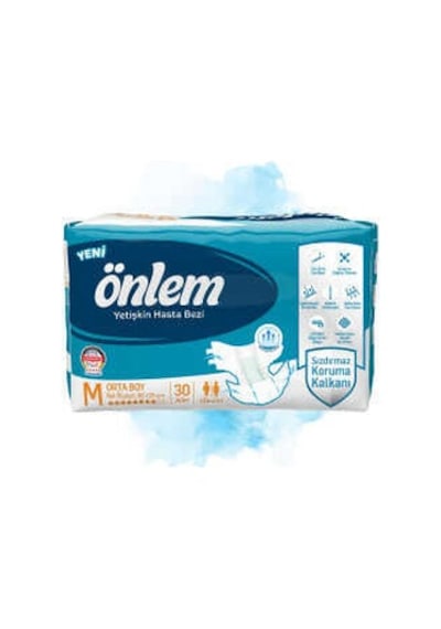 Önlem Medium Yetişkin Hasta Bezi - 30 Adet M