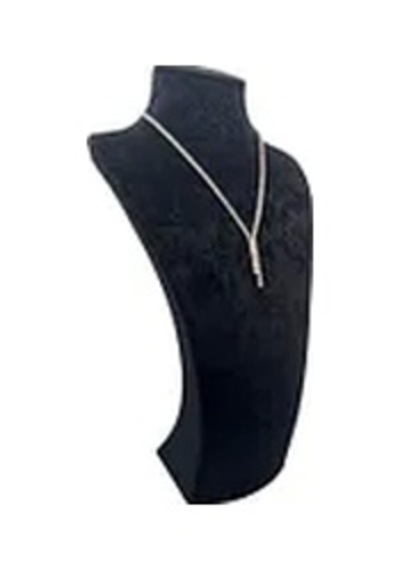 Yerli Üretim Süet Kumaş Elisia Manken Siyah Renk 40/20 Cm Kolye Gerdanlık Takı Sergileme Mankeni Çok Renkli