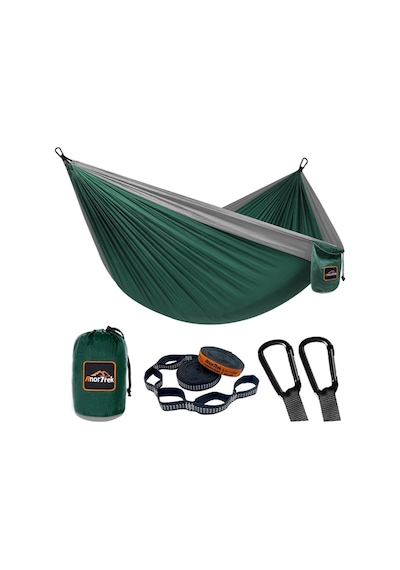 Anortrek Ultra Hafif Kamp Hamak Seti, 230 Kg Taşıma, Ağaç Askı Kayışlı Tek/çift Salıncak Yeşil Gri Anortrek Ultra Hafif Kamp Hamak Seti, 230 Kg Taşıma, Ağaç Askı Kayışlı Tek/çift Salıncak Yeşil Gri