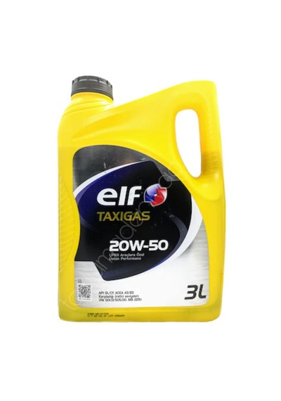 Elf Taxigas 20W50 3 Litre Motor Yağ