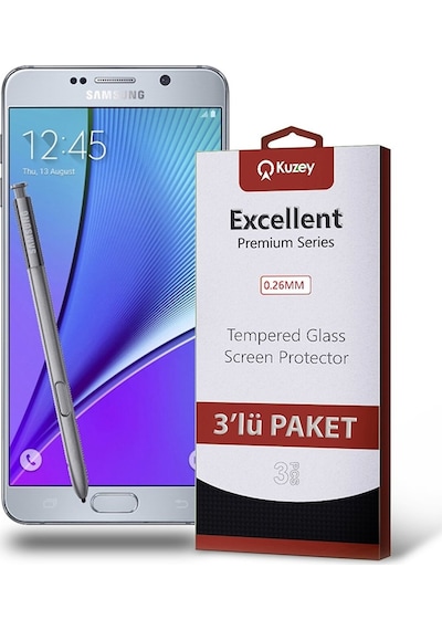 Samsung Uyumlu Galaxy Note 5 Ekran Koruyucu Cam 3 Adet Ekonomik Paket (552806004) 20 Tl Fark Ile Apple  iPhone Hızlı Şarj Kablosu