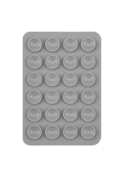 Lexroo Kare Öpücüklü Çift Taraflı Silikon Tutucu 5,50cm X 8cm - Gümüş