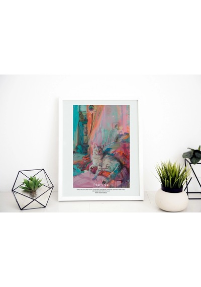 Paw-pow No:22 Art Print