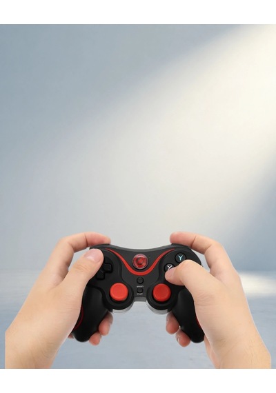 Ergonomik Kablosuz Gamepad Bluetooth Uyumlu Oyun Kontrol Cihazı