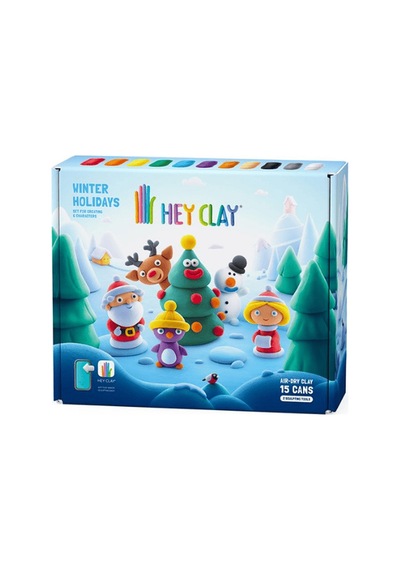 Hey Clay Yaratıcı Kil Seti - Winter Holidays