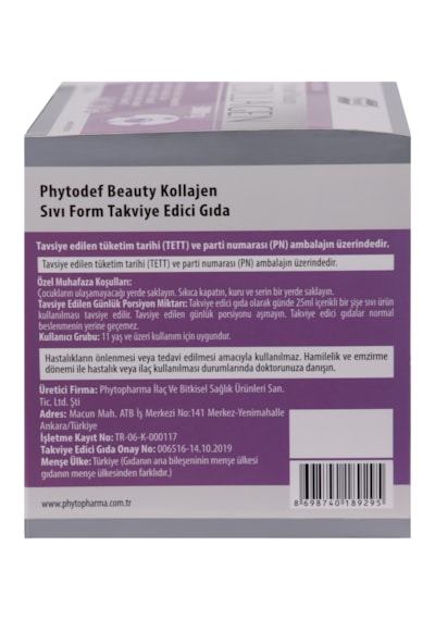 Phytodef Kolajen Likit Form 16 x 25 ML