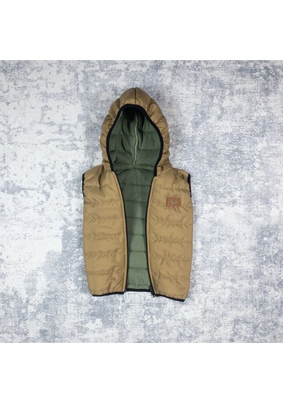 Momikon Unisex Kapüşonlu Mevsimlik Yelek