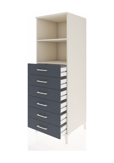 Kronos Dolap 2 Raflı 6 Çekmeceli 60x59x182 Aytaşı-antrasit Aytaşı Kronos Dolap 2 Raflı 6 Çekmeceli 60x59x182 Aytaşı-antrasit Aytaşı