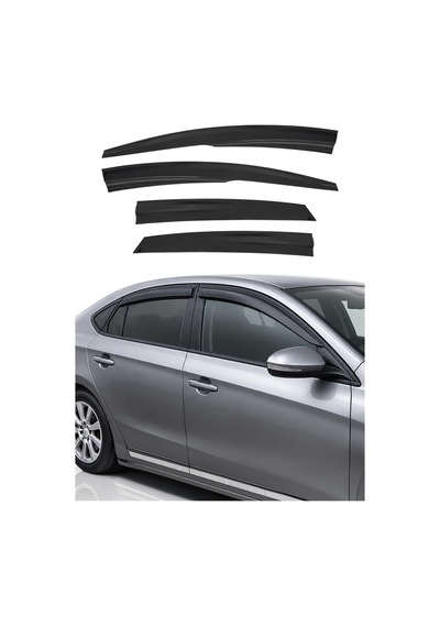Ford Focus 3/4 Sedan/hb 2011-2017 Uyumlu Araca Özel Sport Style Akrilik Cam Rüzgarlığı Koyu 4 Parça