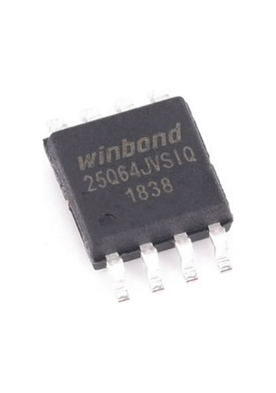 Winbond W25q64jvsıq 64m-bit Seri Flash 3.3v Spı Hafıza Entegresi 32768 Sayfa Uniform 4kb Sop8