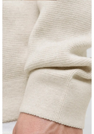 Jack & Jones Jprblamılano Stıtch Erkek Kırık Beyaz Sweatshırt Kırık Beyaz
