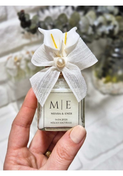 Bernami Biblo Pinterest Keten Kurdele Ve Zambak Çiçekli Kavanoz Mum 15'li Set Düğün-nikah-nişan-kına-söz-özel Gün