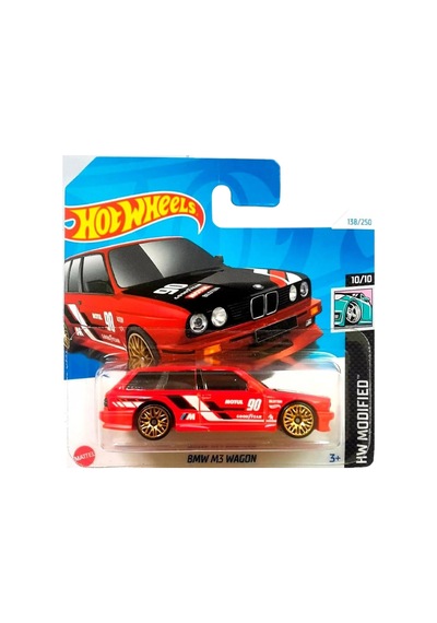 Hot Wheels Bmw M3 Wagon - Hw Modified Kırmızı 1/64 Diecast Model Araba Çok Renkli