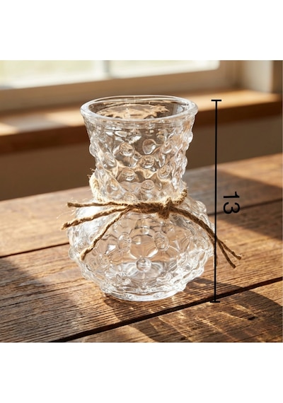 Selen Concept Bubble Model Küçük Boy Vazo Şeffaf