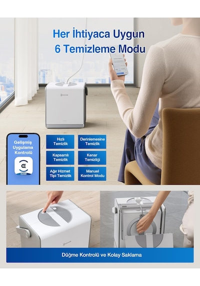 Ecovacs Wınbot W2 Pro Omni Cam Temizleme Robotu, 6'sı 1 Arada Çok Fonksiyonlu İstasyon, Çalışma Sırasında Şarj Desteği, 3 Nozullu Püskürtme Sistemi, 12 Katmanlı Güvenlik Koruması, Akıllı Rota Planlama Açık Gri Ecovacs Wınbot W2 Pro Omni Cam Temizleme Robotu, 6'sı 1 Arada Çok Fonksiyonlu İstasyon, Çalışma Sırasında Şarj Desteği, 3 Nozullu Püskürtme Sistemi, 12 Katmanlı Güvenlik Koruması, Akıllı Rota Planlama Açık Gri