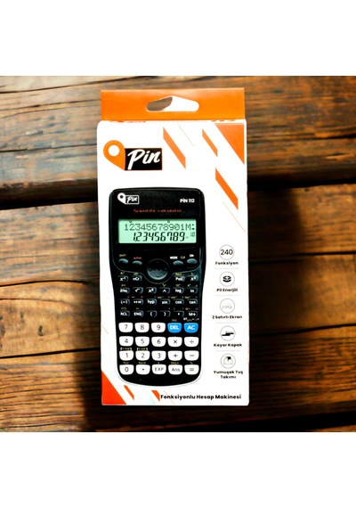 Pin 112 Siyah 240 Fonksiyonlu Hesap Makinesi
