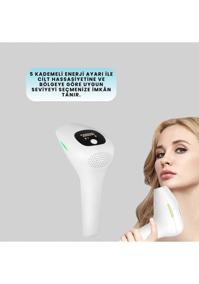Hasuba Hs-262 Ipl Epilasyon Cihazı 5 Enerji Seviyesi, Lcd Ekran Ve 999999 Atım