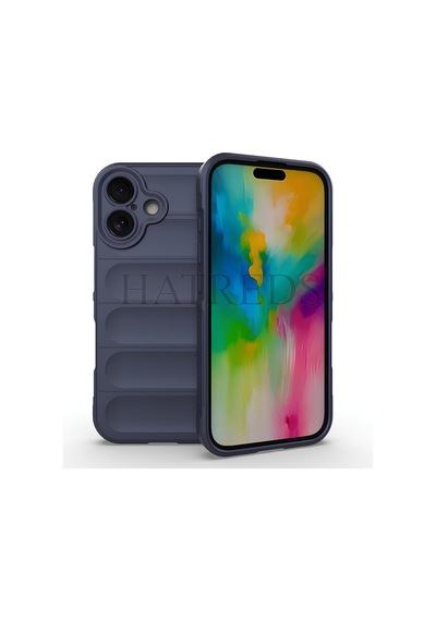 Apple İphone 16 Kılıf Esnek Yapılı Arkası Oyuklu Tasarım Silikon Kapak