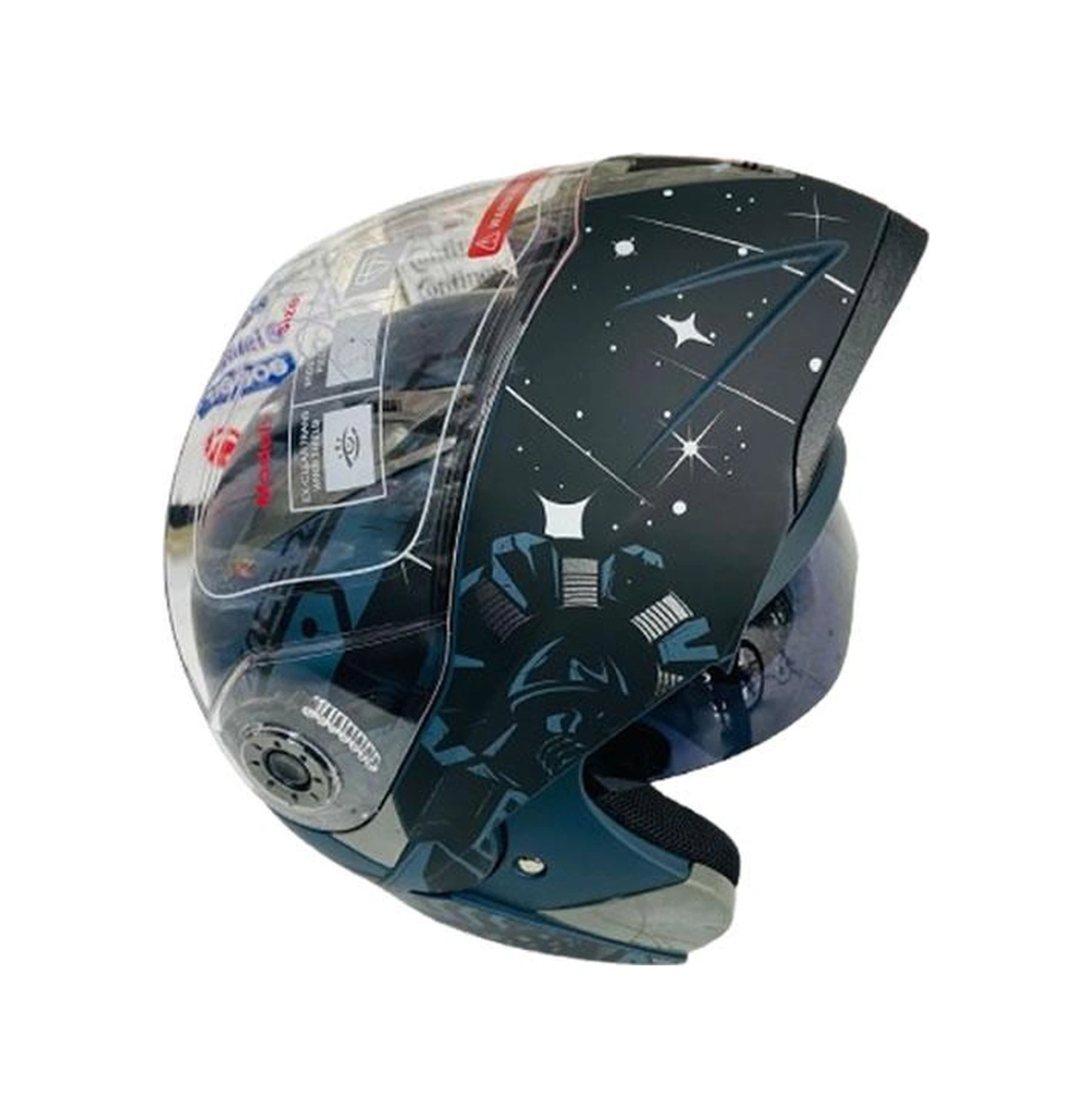 Jk20 Çene Açılır Güneş Vizörlü Kask Gri