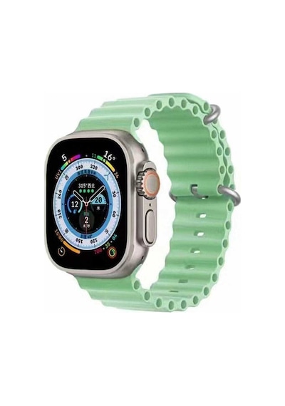 Apple Uyumlu  Watch Ultra 49mm Zore KRD-75 Silikon Kordon