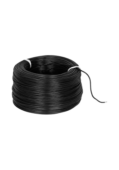 Artar H03v-k 0.22mm Bakır Çok Damarlı Devre Montaj Kablosu Siyah Zil Teli 0.22mm2 100 Metre