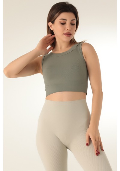 Doremi Dikişsiz Kısa Spor Üst 001