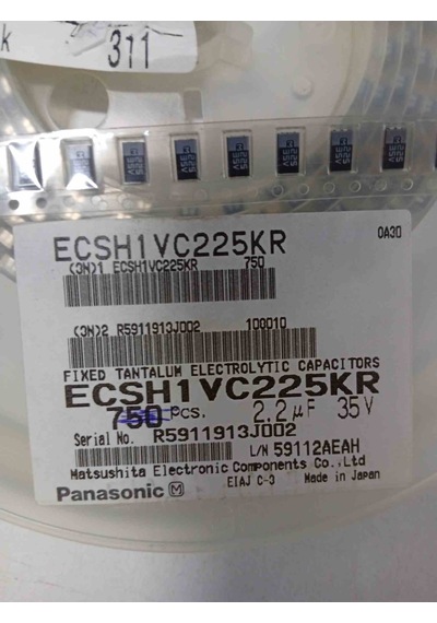 Ecsh1vc225kr 2.2mf 25v C Panasonıc Tantal Kondansatör 50 Adet