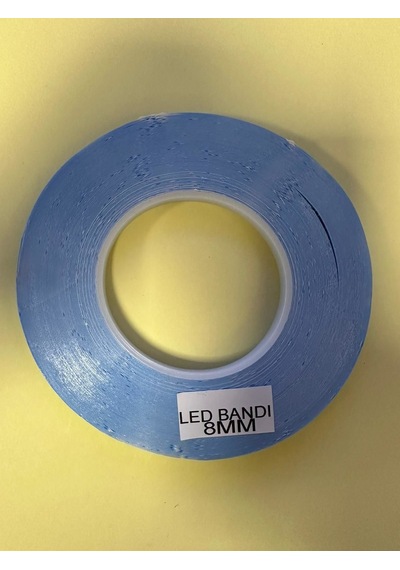 Bolsat Tv Led Yapıştırma Bantı 8 Mm 50 Metre Mavi