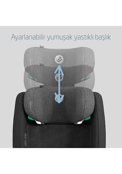 Maxi-Cosi Rodifix Pro I-Size Isofix'li 15-36 kg Çocuk Oto Koltuğu Authentic Black