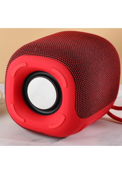 Hobimtek S06 Rgb Işıklı Kumaş Sd/aux Taşınabilir Şarjlı Bluetooth Hoparlör