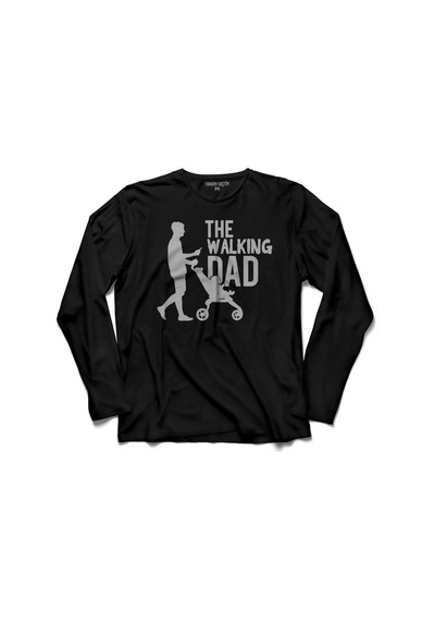 The Walkıng Dad Dead Yürüyen Baba Babalar Günü Uzun Kollu Tişört (512981115)