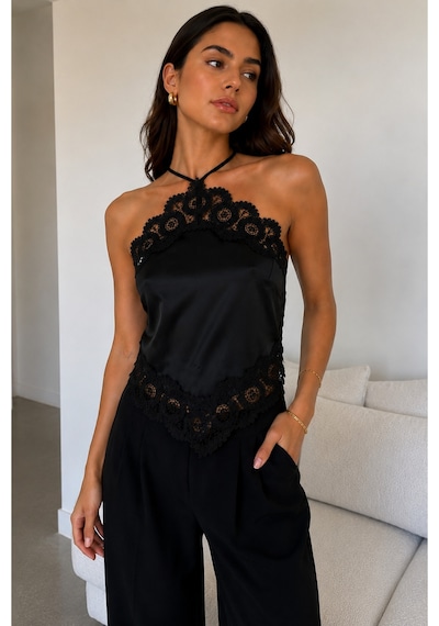 Verymoda Dantel Detaylı Bluz BEYAZ
