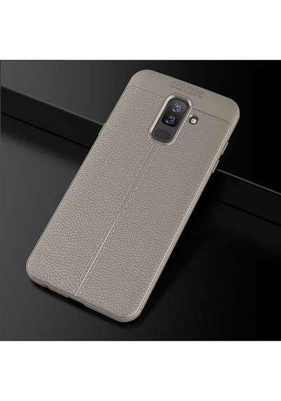 Samsung Uyumlu Galaxy J4 Kılıf Zore Niss Silikon Kapak Gri