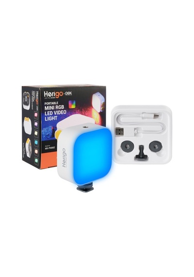 Herigo Hr-ph002 Rgb Mini Led Video Işığı Type-c Şarjlı Ekranlı 2000mah