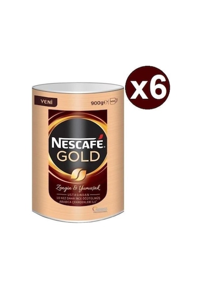 Nescafe Gold Granül Kahve 6 x 900 G