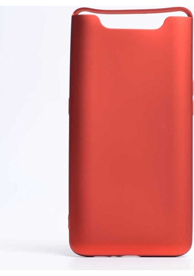 Samsung Uyumlu Galaxy A80 Kılıf Zore Premier Silikon Kapak Kırmızı