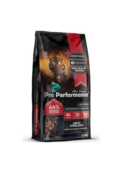 Pro Performance Kuzu Etli Ve Somonlu 15 Kg Kısırlaştırılmış Yetişkin Kedi Maması