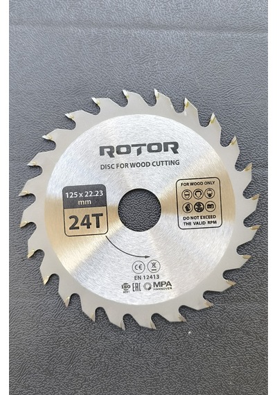 Ahşap Kesme Diski Rotor 125 22,23 24t