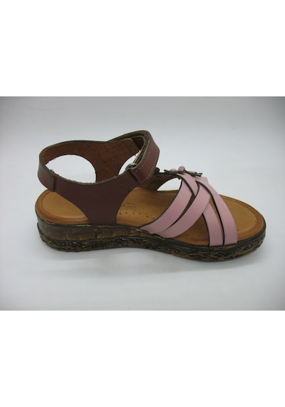 Trend Sandals 8328 Deri Ortopedik Kız Çocuk Sandaleti 26-29 Pembe
