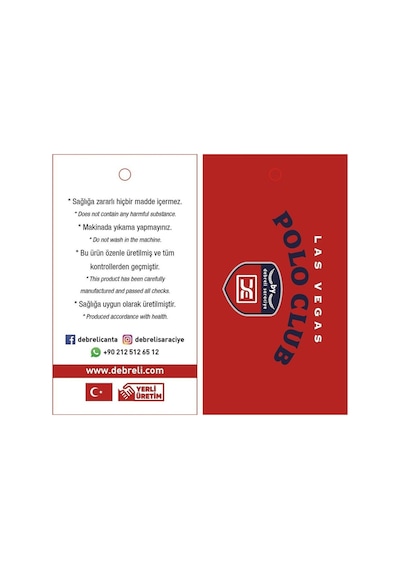 Las Vegas Polo Club Plastik Makyaj Çantası