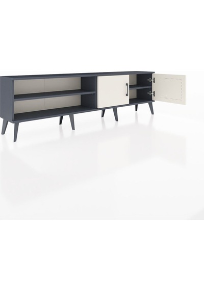 Arges Tv Ünitesi 2 Raflı 2 Kapaklı 176x30x51 Antrasit-aytaşı/antrasit Aytası/antrasıt Arges Tv Ünitesi 2 Raflı 2 Kapaklı 176x30x51 Antrasit-aytaşı/antrasit Aytası/antrasıt