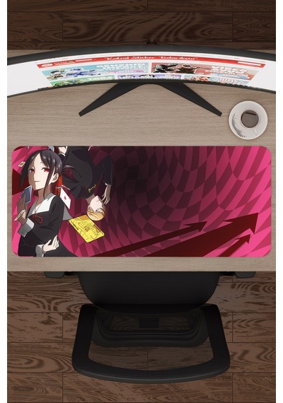 Kaguya Sama Anime V1 - 70x30 Xl Gaming Kauçuk Kaymaz Taban Mouse Pad Fare Altlığı