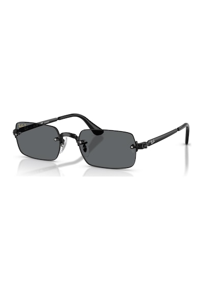 Ray-ban Rb 3928 00281 54 A Ap Rocky Unisex Polarize Dikdörtgen Siyah Metal Güneş Gözlüğü Siyah
