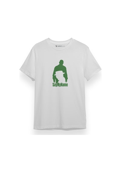 Breaking Bad Say My Name Beyaz Kısa Kol Erkek Tshirt 001