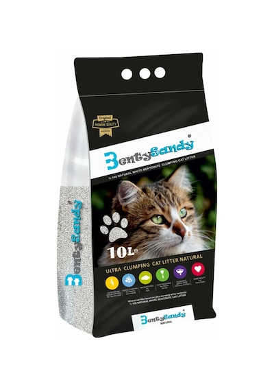 Benty Sandy Naturel Kokusuz Kedi Kumu 10 L