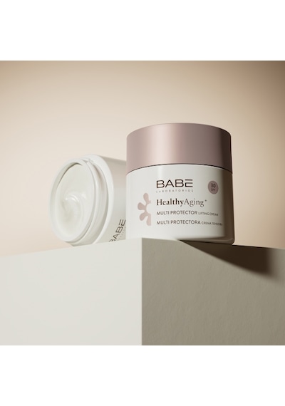 Babe Healthyaging+ Multi Protector Cream SPF30 50ml - Güneş Koruyuculu Lifting Krem