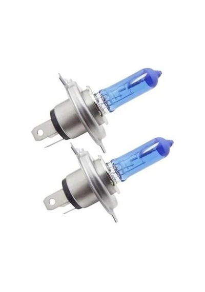 Ampül H4 100 90 W43t Mega Beyaz Takım Super Lıght 1