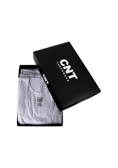 Cnt Erkek Atlet Pamuklu Basic 5'li Premium Paket Gri Melanj Gri Melanj