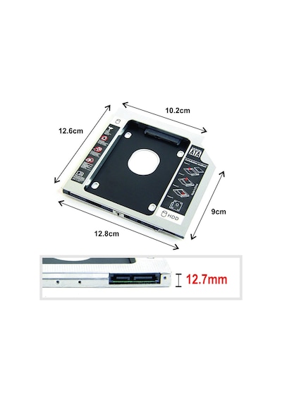 Notebook Kizak Kutu Hdd Ssd 12.7Mm Sata Gabble G-510